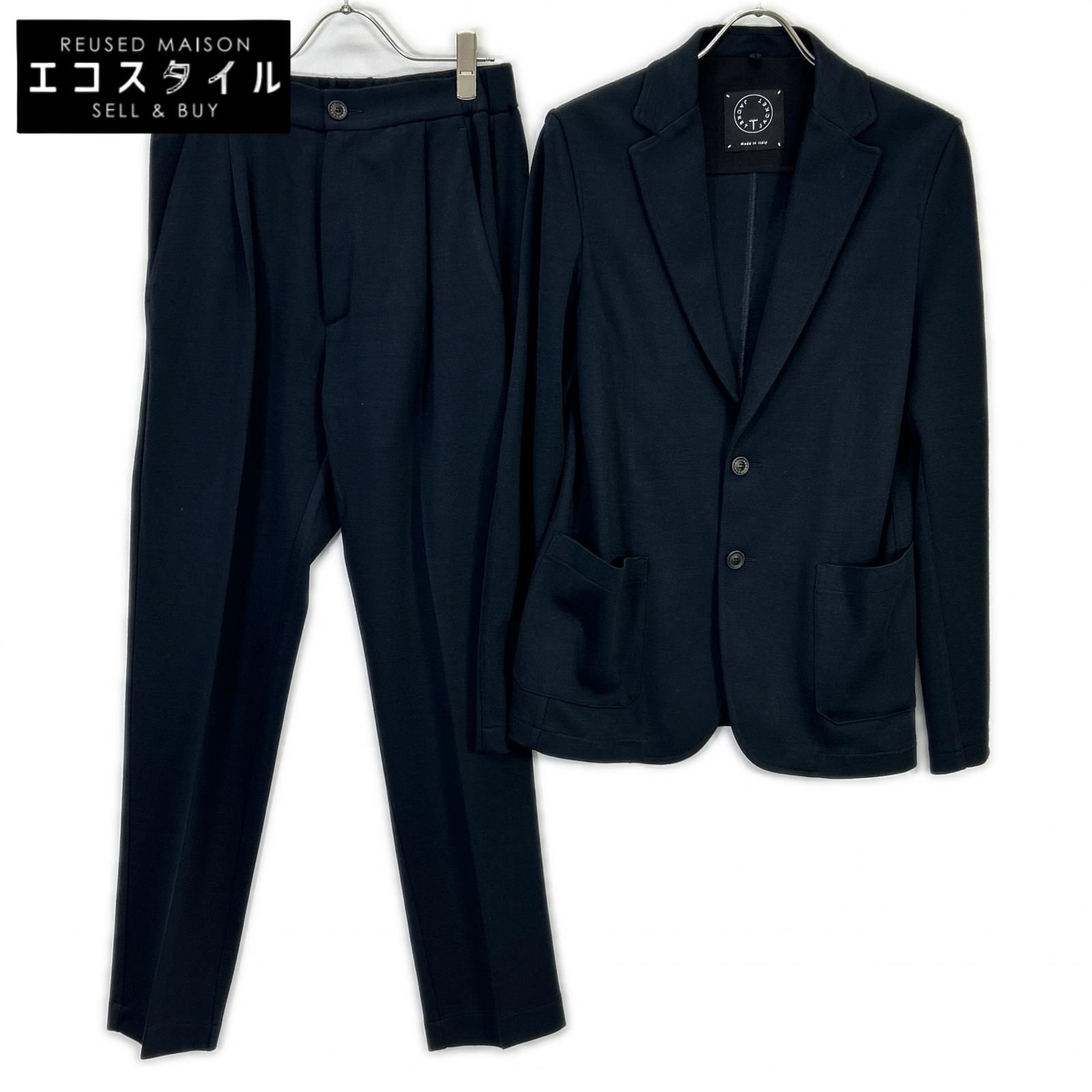 T-JACKET ティージャケット 51BA419J ネイビー ヴァージンウール 