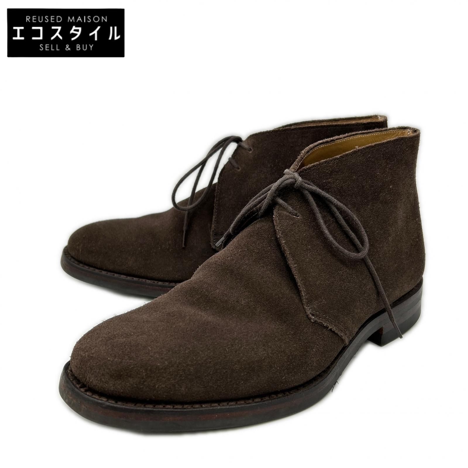 Crockett&Jones　クロケット＆ジョーンズ　CHERTSEY スエード チャッカブーツ　6 1/2