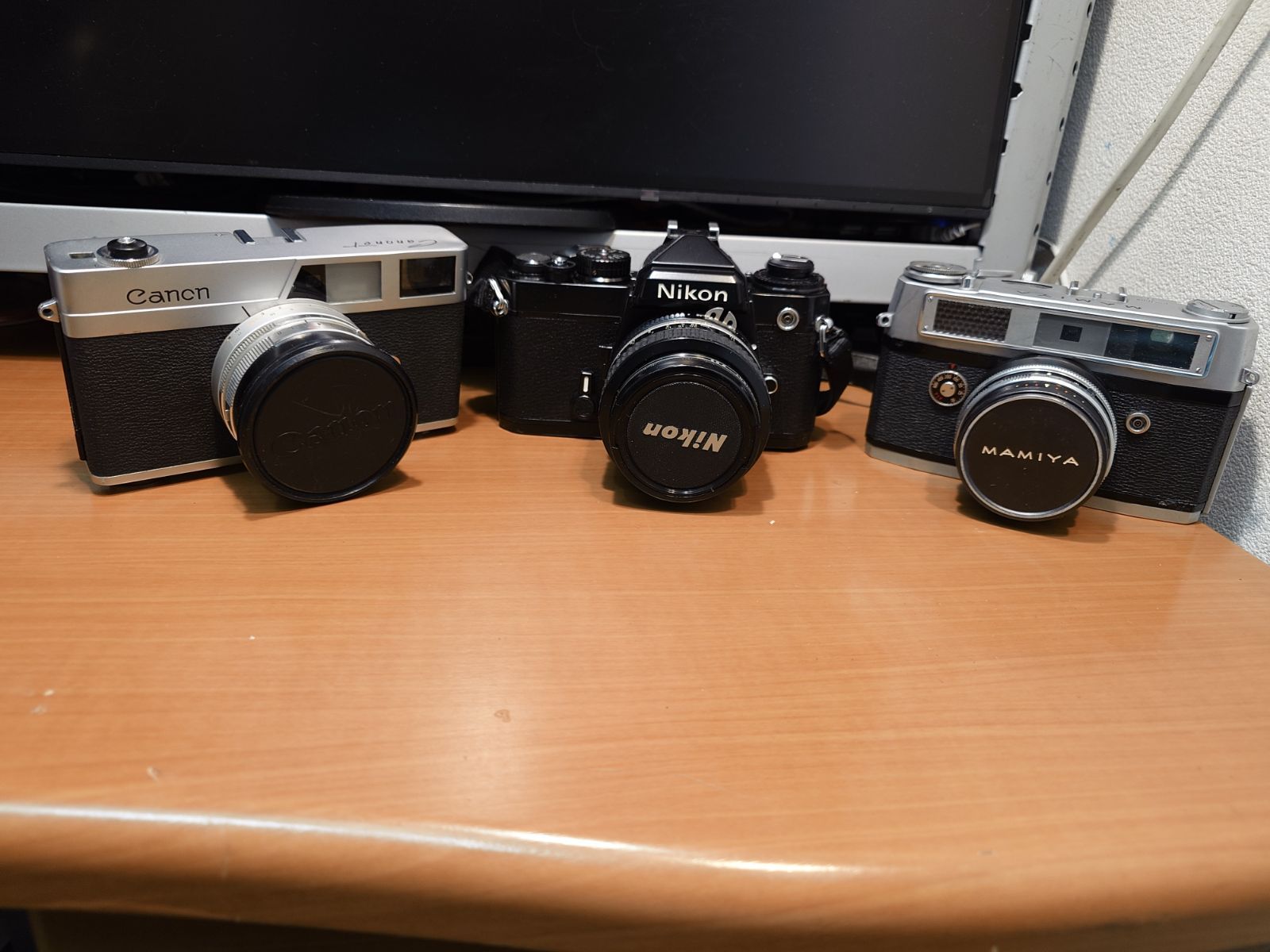 ジャンク カメラ CANON NIKON MAMIYA
