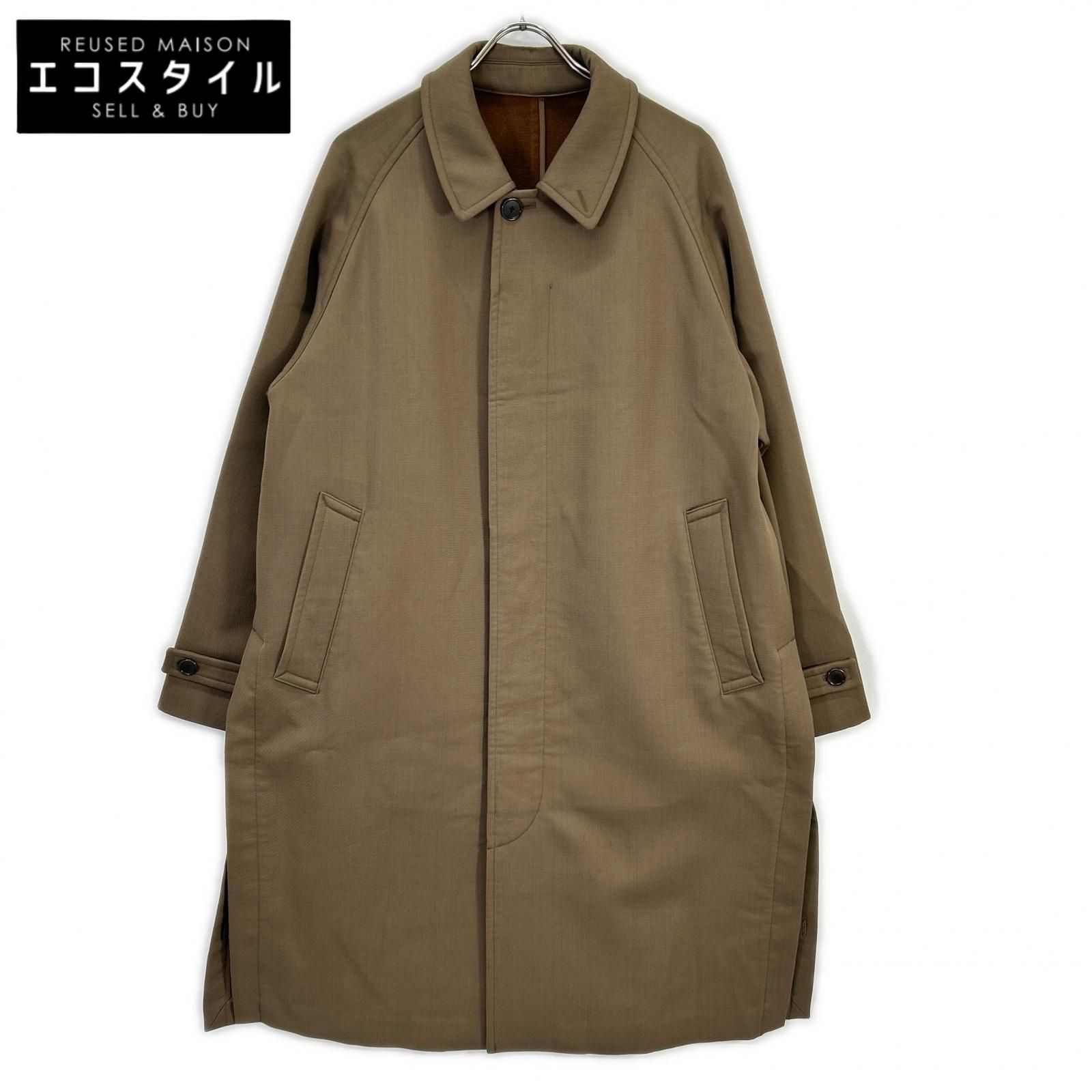 JOHN SMEDLEY ジョンスメドレー 20AW A2718FC 201 ブラウン カシミア