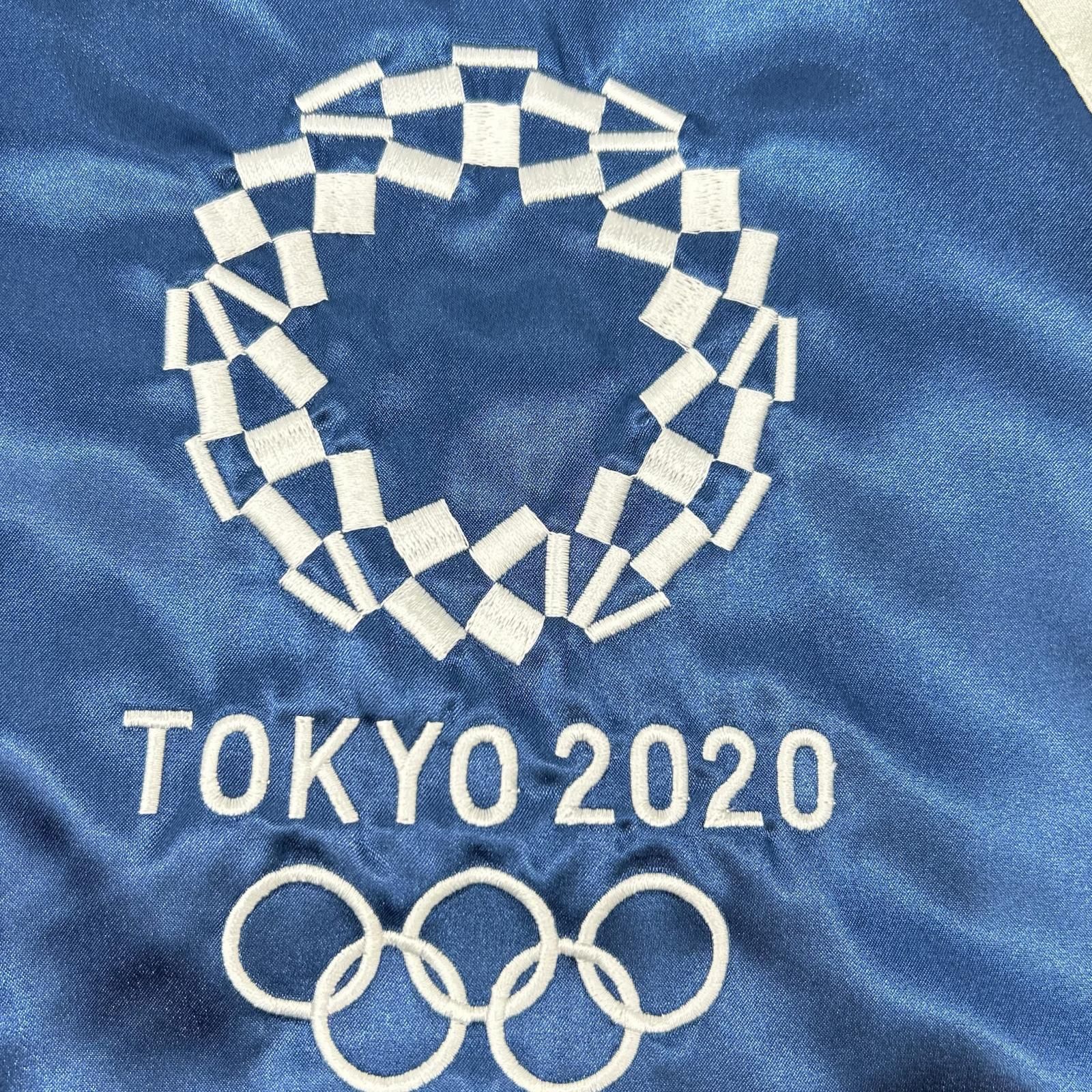 ブルー 龍&虎 横須賀 2020東京オリンピック記念 スカジャン LL - メルカリ