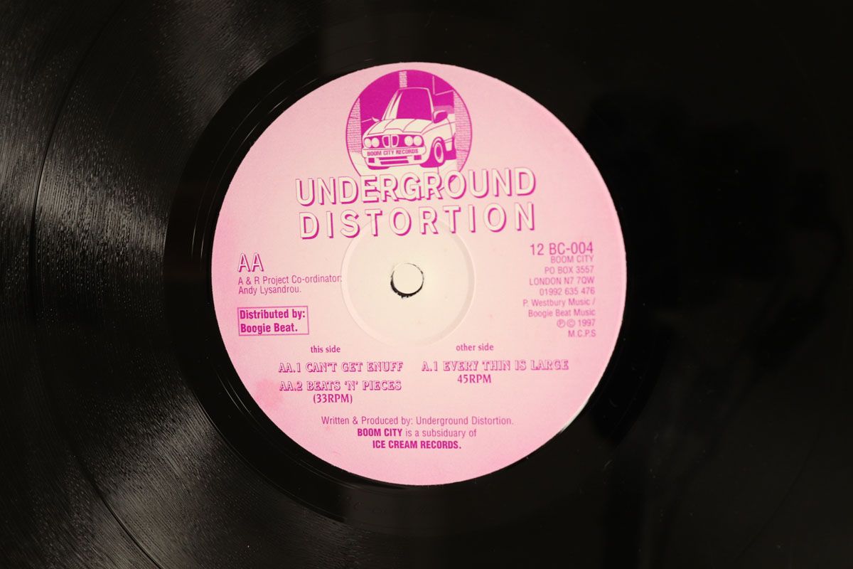 12” Underground Distortion Every Thin Is Large 12BC004 Boom City /00250