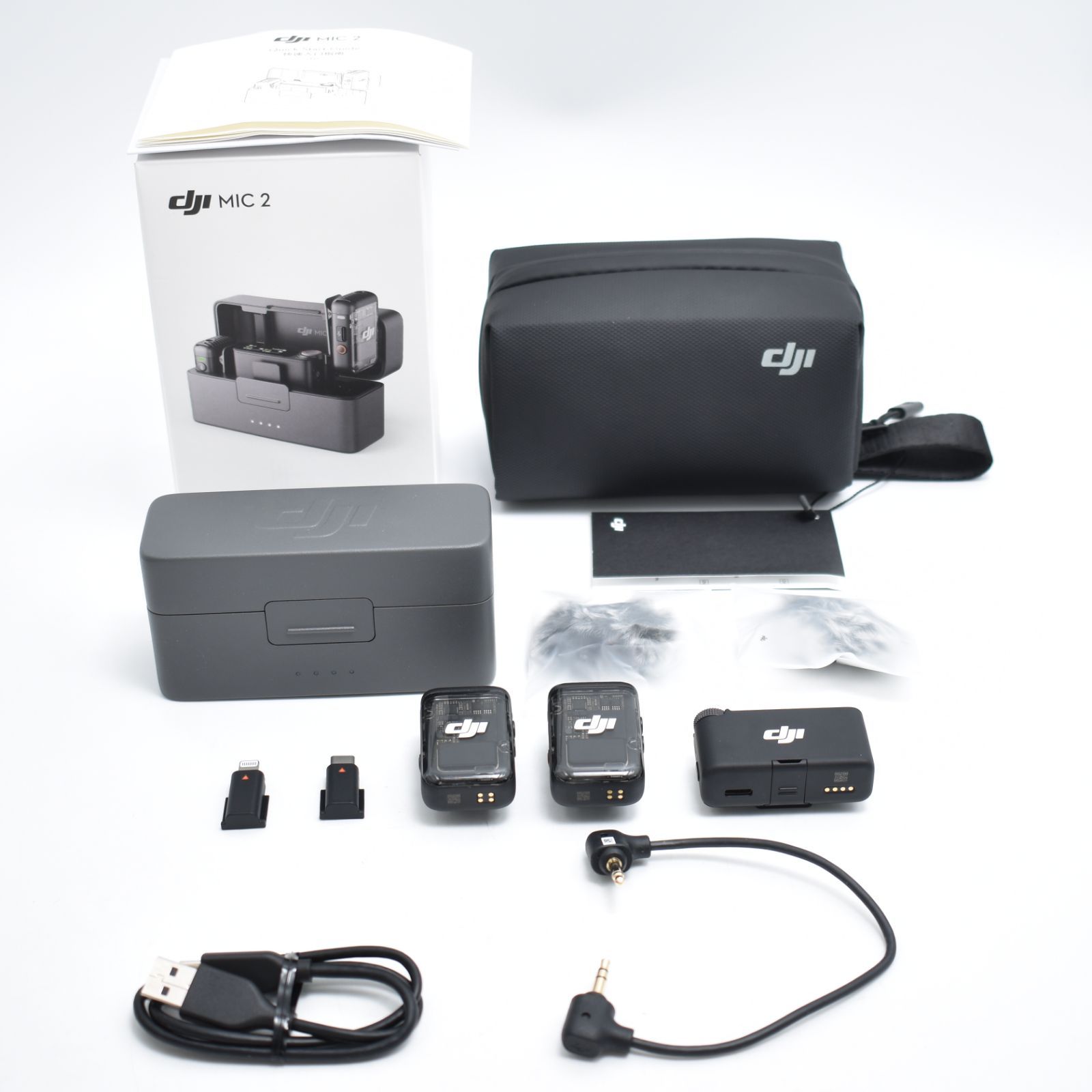 BY#12084 DJI Mic 2（トランスミッター×2 + レシーバー×1 + 充電ケース