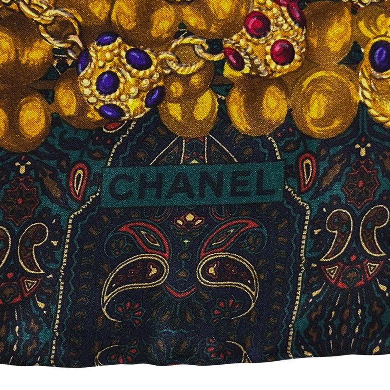 シャネル CHANEL スカーフ レディース ブランド グリポア シルク