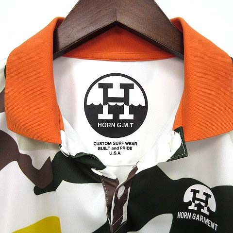 ホーン・ガーメント HORN G.M.T カモフラ 迷彩 ポロシャツ 半袖