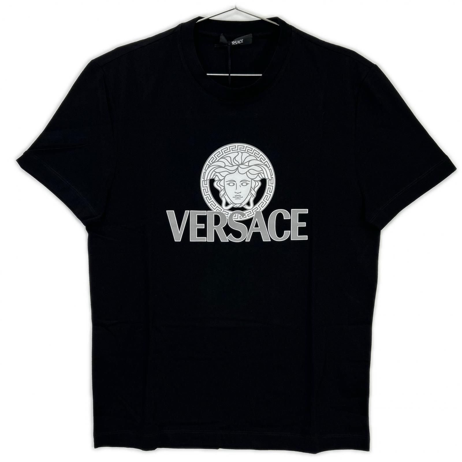 Versace ヴェルサーチ メドゥーサ モチーフ ロゴプリント コットン 