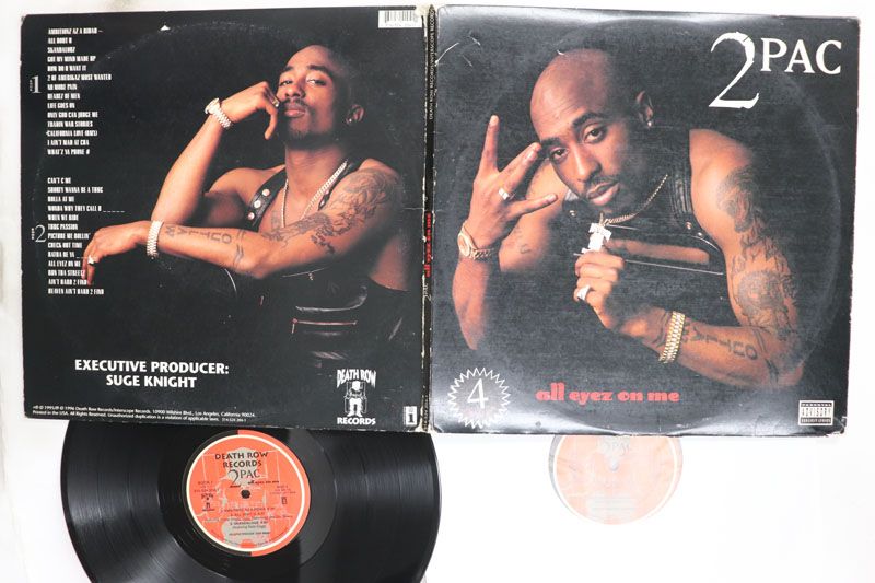 4discs LP 2Pac All Eyez On Me (Us Original) 3145242041 DEATH ROW /01180