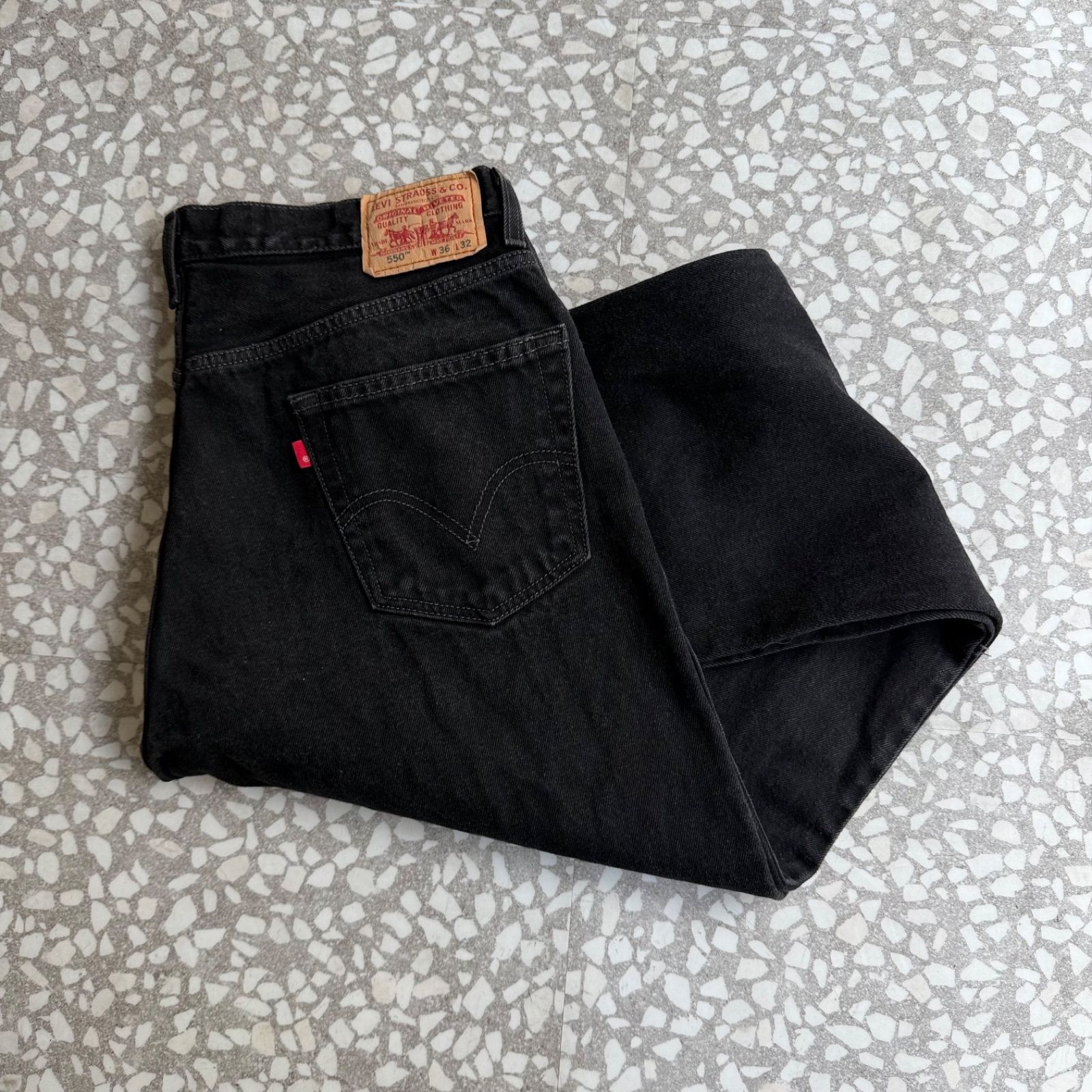 Levi’s / 550 00’s Relaxed Fit black size 36×32 リーバイス　ワイドデニム　ブラックデニム　バギー　ストリート　太 横ノリ