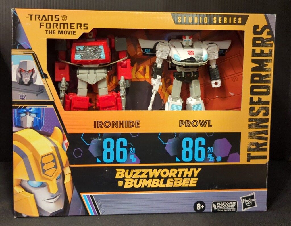HASBRO STUDIO SERIES IRONHIDE & PROWL 86 16BB