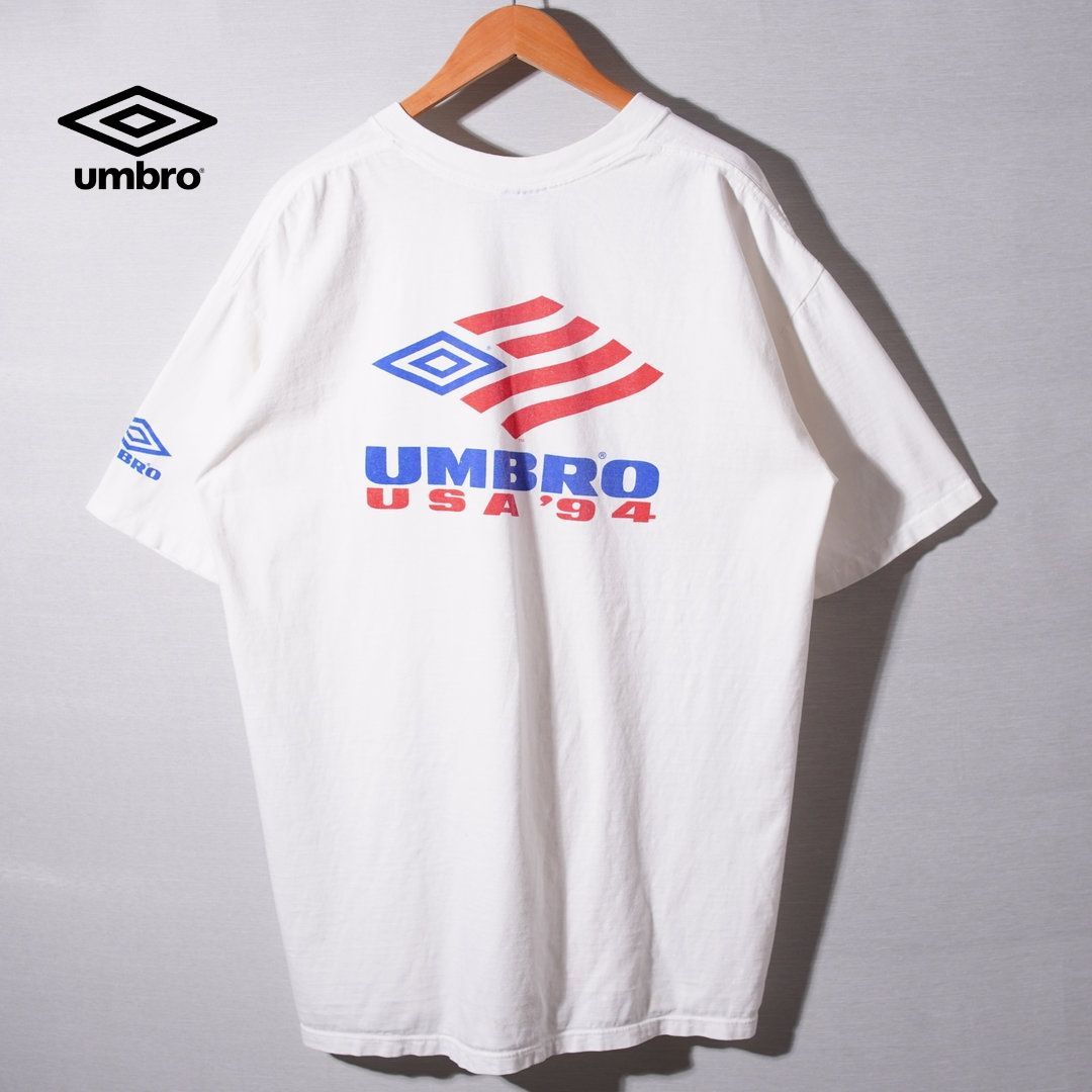 90s USA製 アンブロ UMBRO Tシャツ XL ホワイト 1994年製 ヴィンテージ