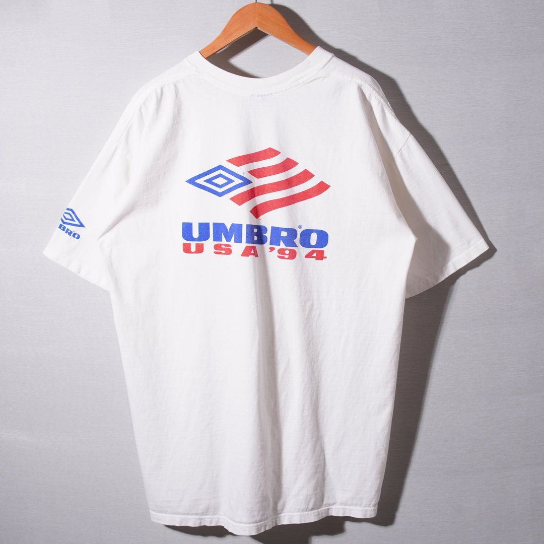 90s USA製 アンブロ UMBRO Tシャツ XL ホワイト 1994年製 ヴィンテージ