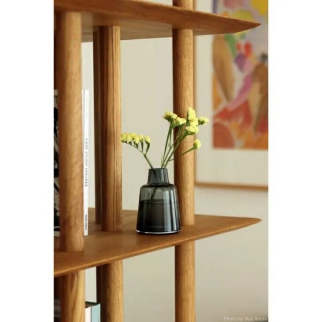 HOLMEGAARD (ホルムガード) | FLORA VASE H12cm SHORT NECK (smoke