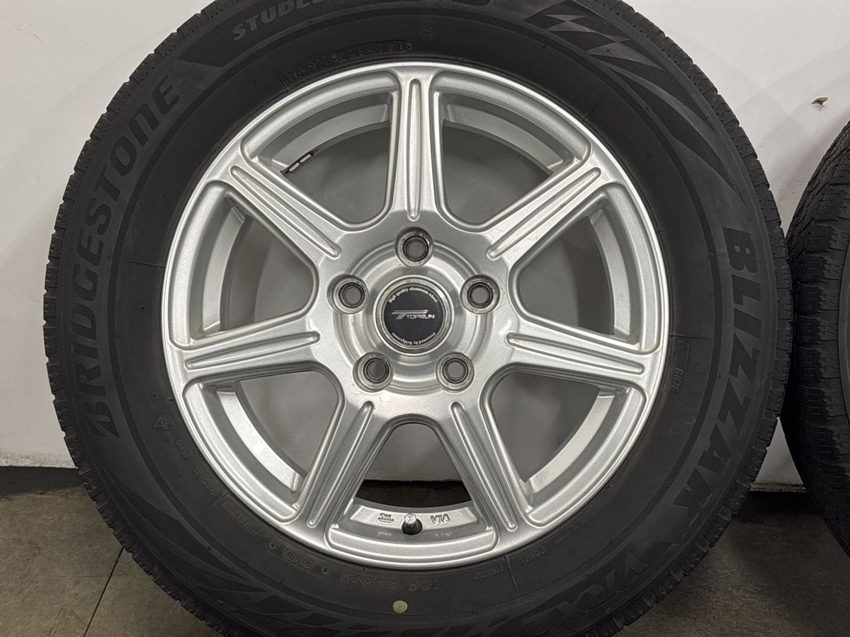 ホイール良好品】トップラン 15in 6J +45 PCD114.3 ブリヂストン