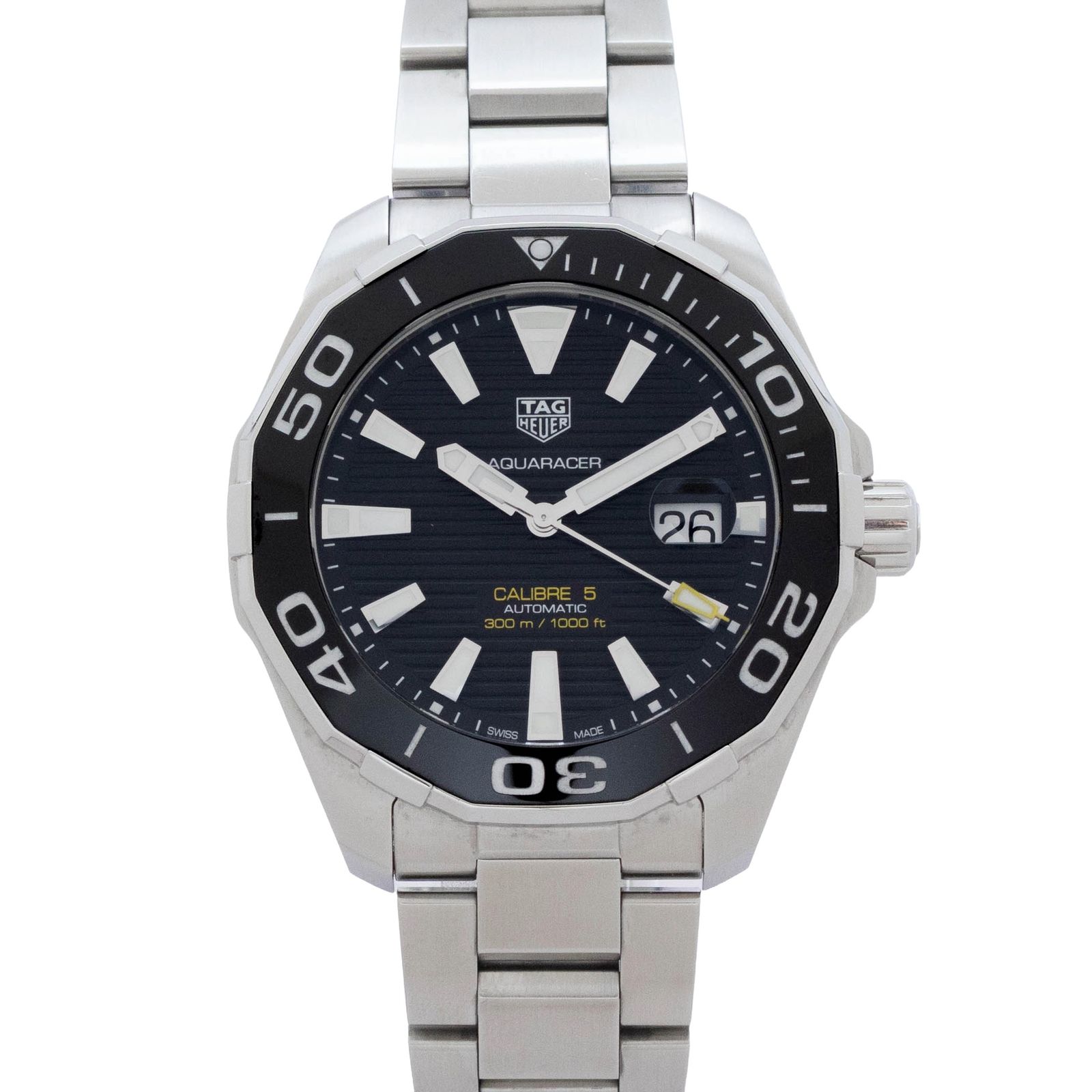 箱・保証書付き】 タグホイヤー TAG HEUER アクアレーサー WAY201A 