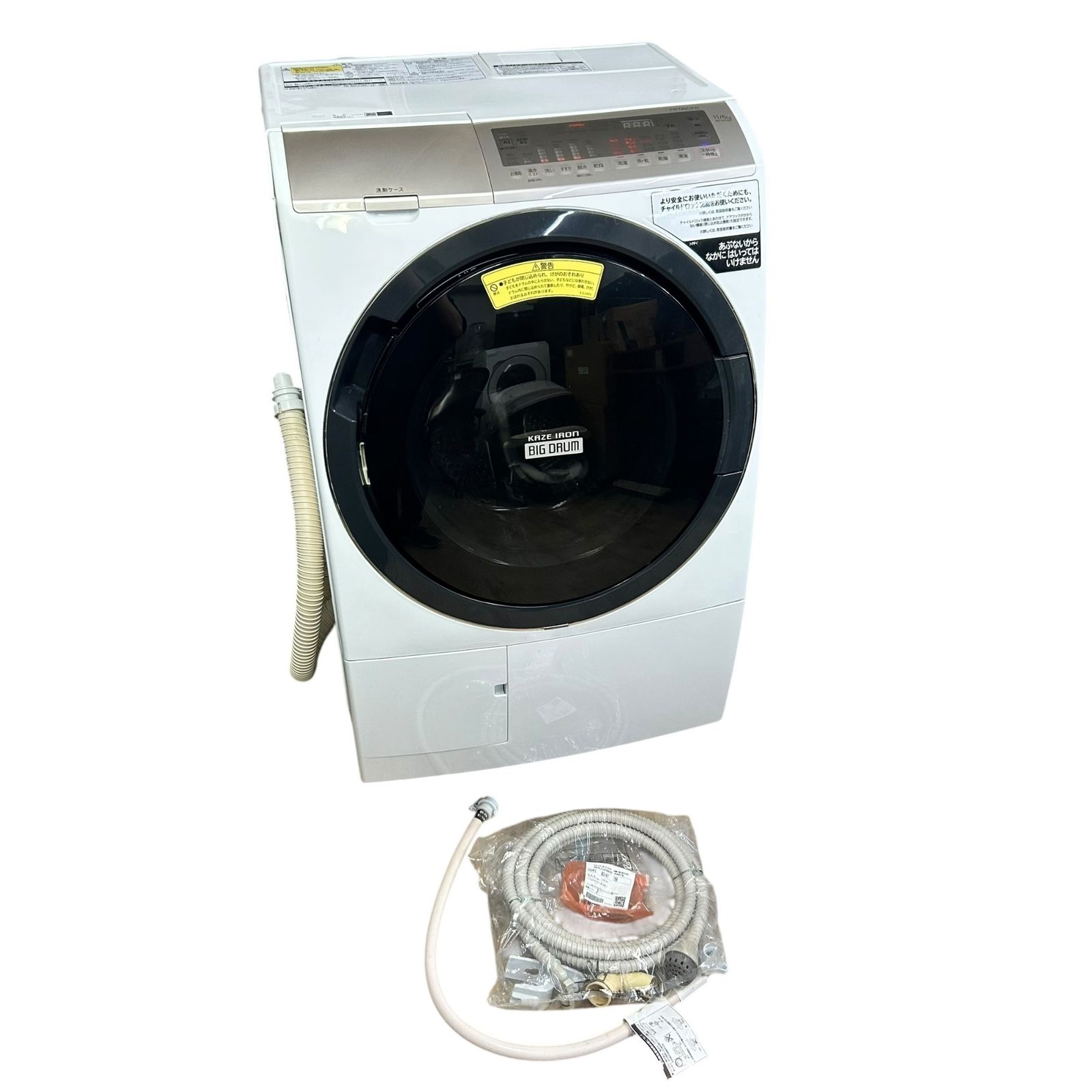 444　ドラム式洗濯機　日立　10キロ　乾燥　安い　綺麗　設置無料　左開き 日立 ドラム式 洗濯乾燥機 HITACHI BIG DRUM ドラム式洗濯機 本体 洗濯乾燥
