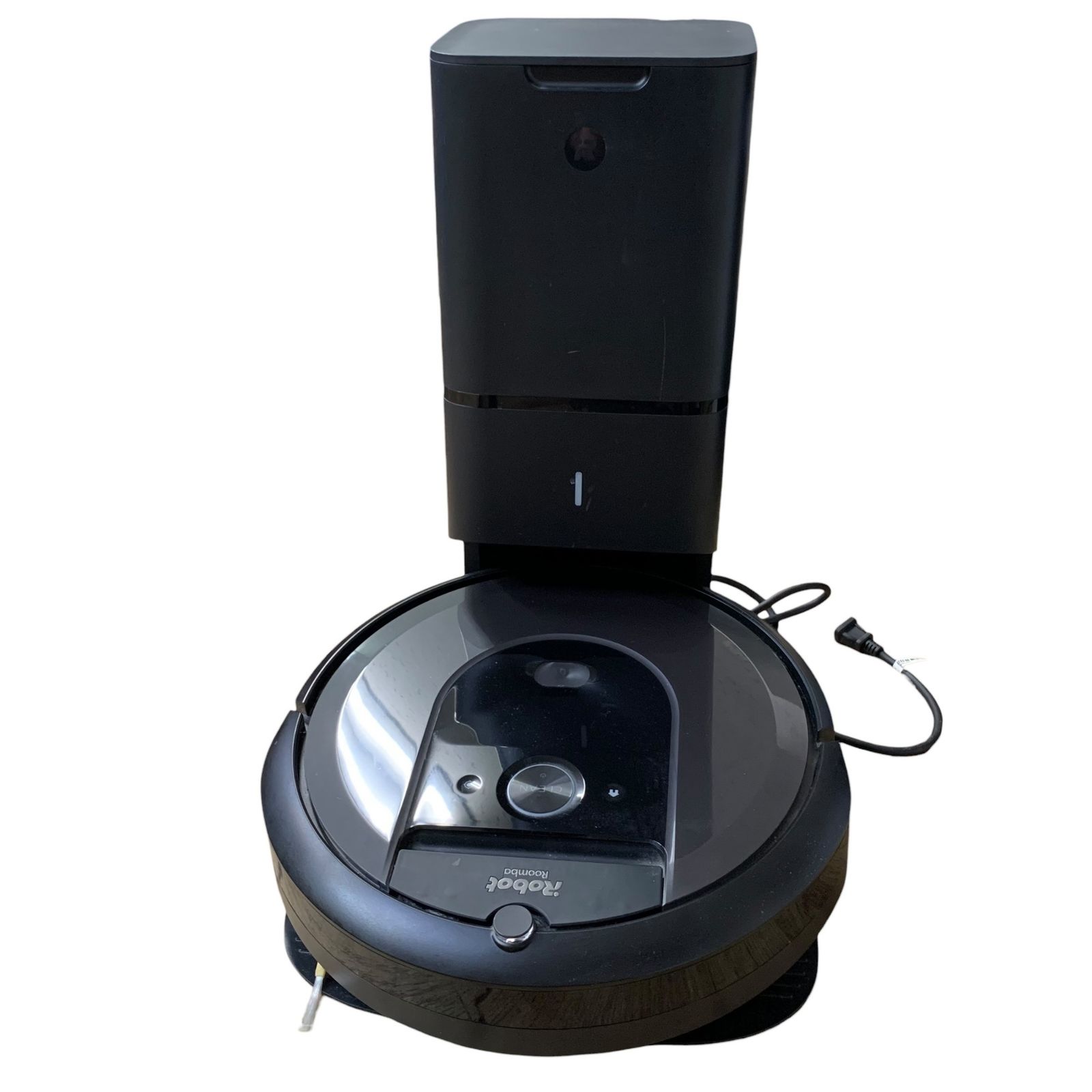 iRobot Roomba i7+ 本体　※ジャンク品 □iRobot Roomba i7 クリーンベース付 ロボット掃除機 ブラック 通電