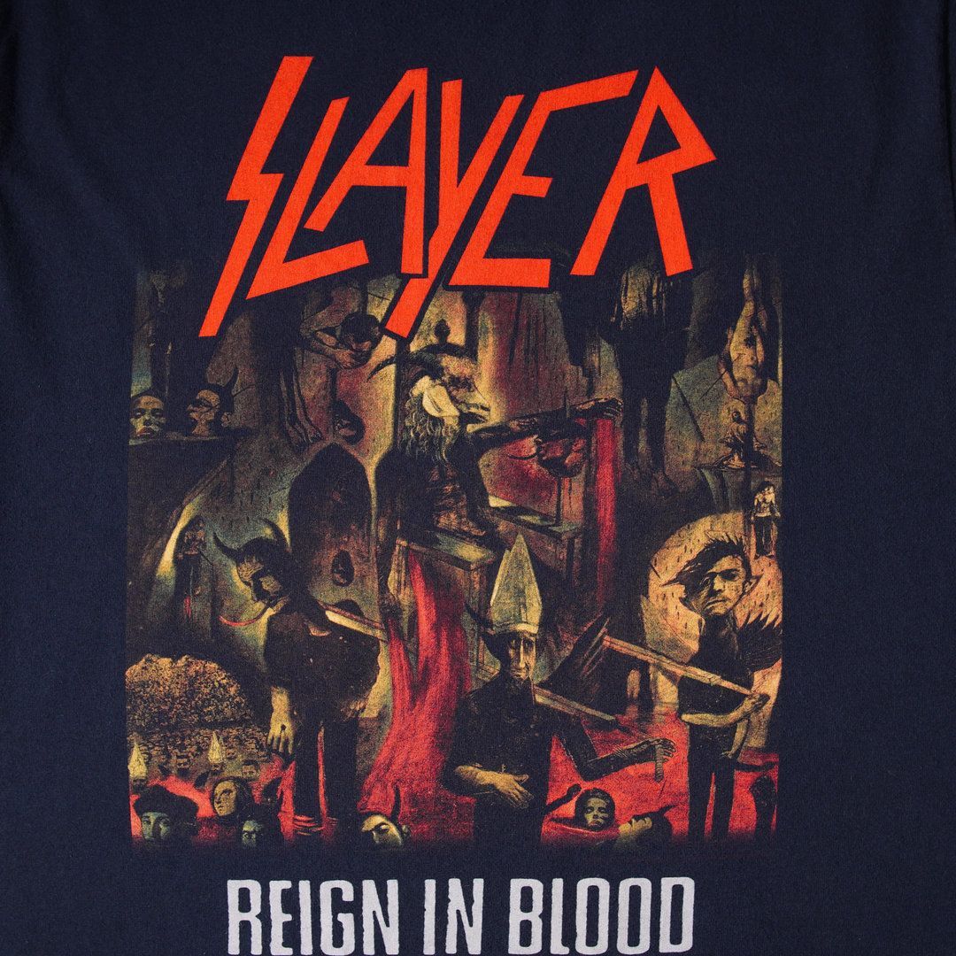 SLAYER スレイヤー Tシャツ M 00s ヘインズ Hanes ブラック ツアーT
