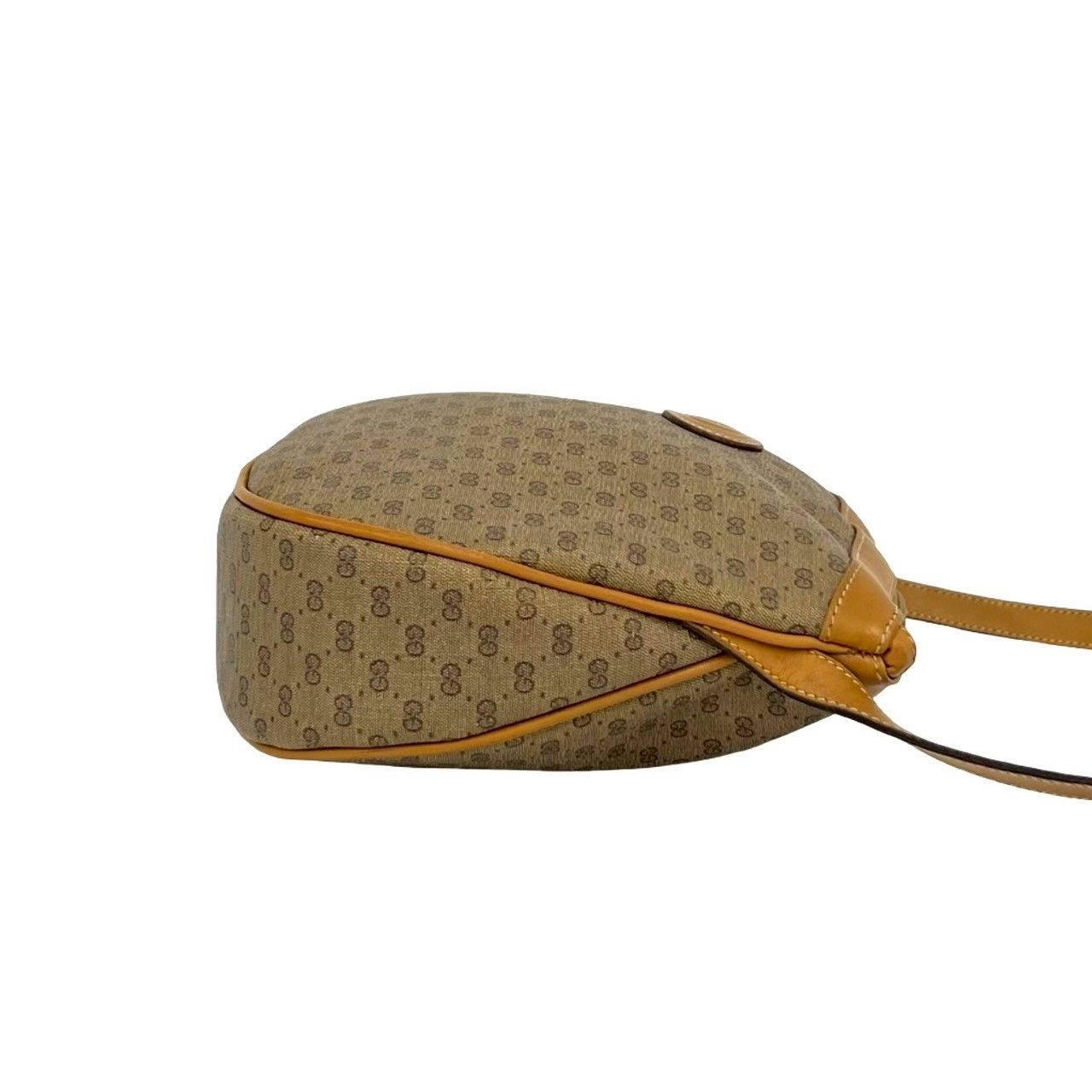 極 美品 GUCCI グッチ オールドグッチ ヴィンテージ マイクロGG ロゴ 
