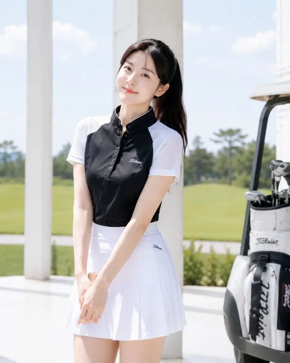 正規品 Titleist(タイトリスト) レディース メッシュ バイカラー 半袖 ゴルフ Tシャツ S