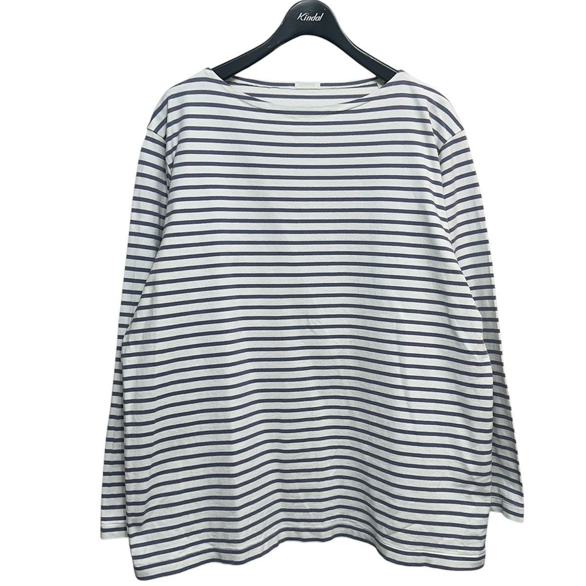 comoli ボーダー　ロンT COMOLI ボーダー ボートネック 長袖Tシャツ R01-05017 8071000177919