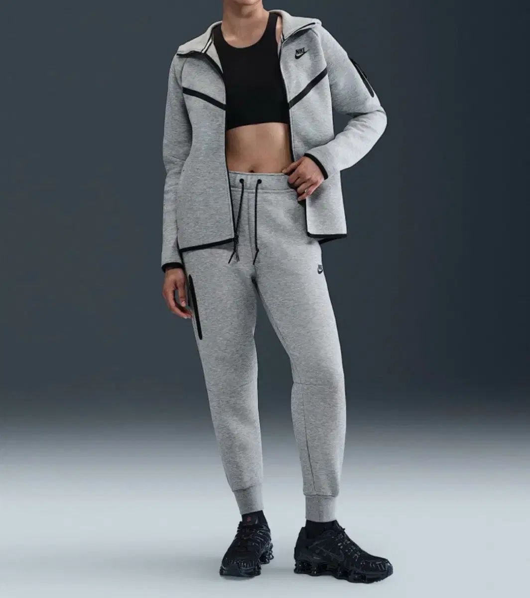 (W) NIKE ナイキ NSW テック フリース パンツ DARK GREY ヘザー - アジア