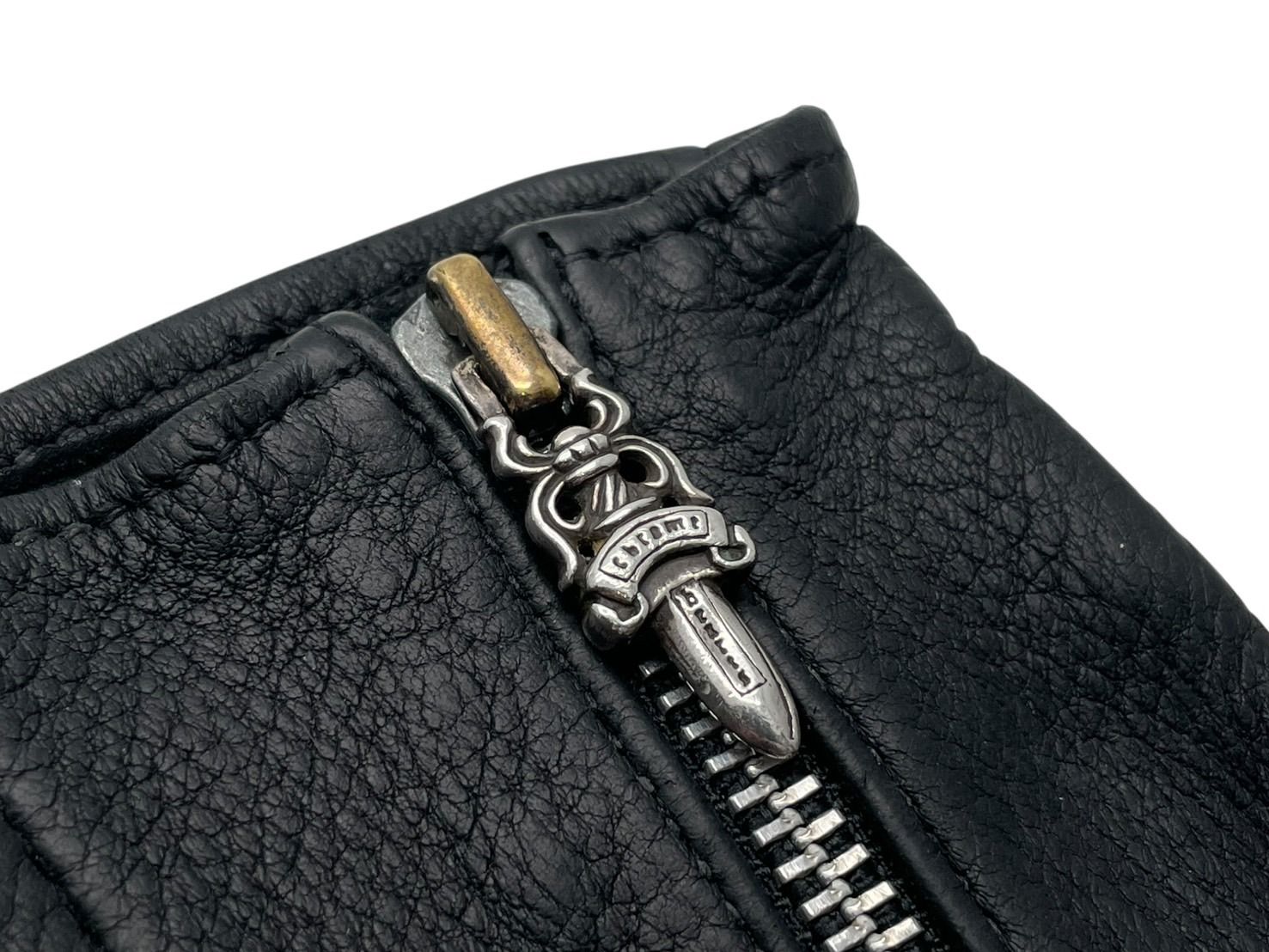 CHROME HEARTS クロムハーツ DGR ZIP GROVE ダガージップ レザー
