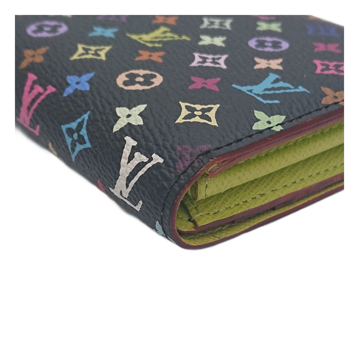 美品】LOUIS VUITTON ルイヴィトン マルチカラー サラ 長財布