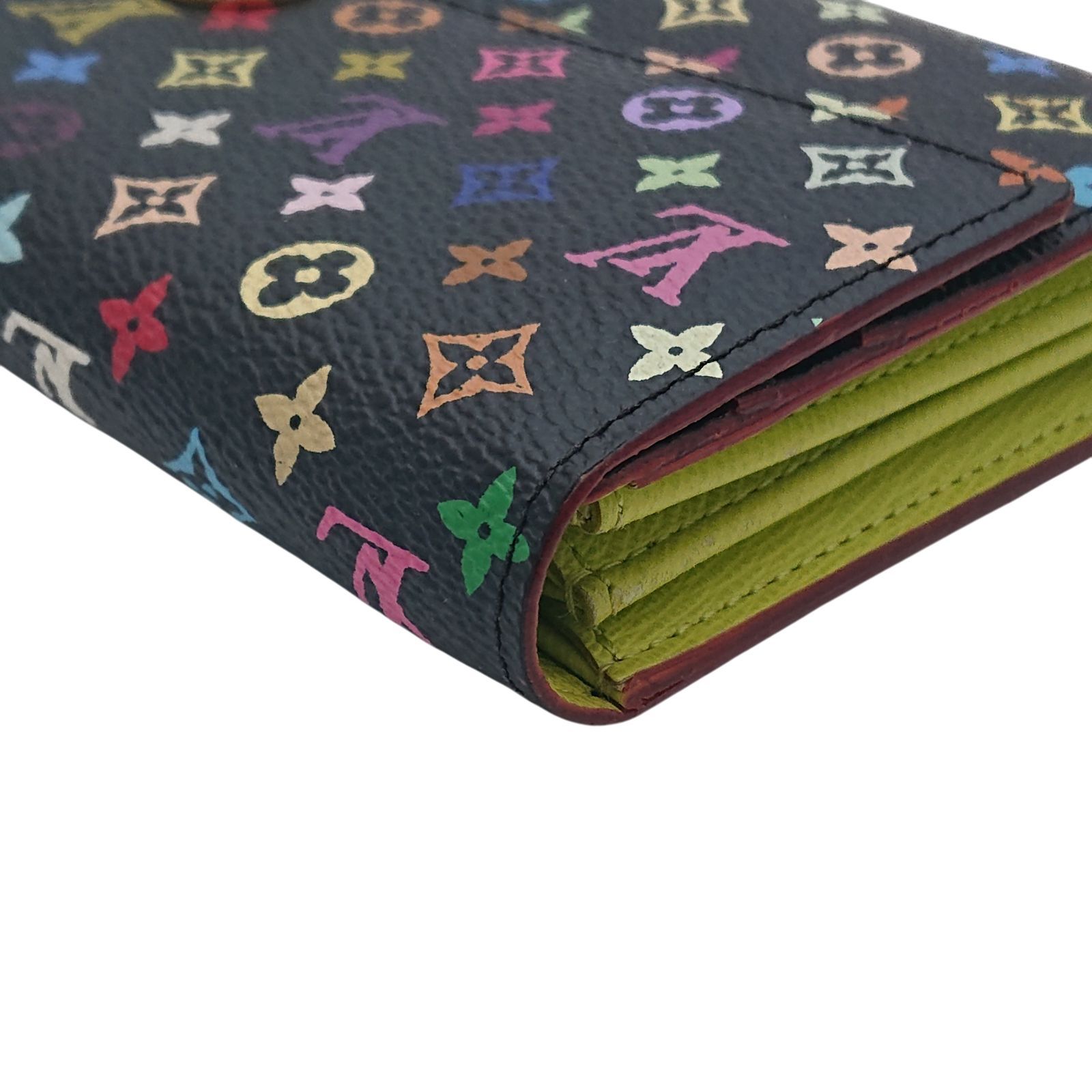 美品】LOUIS VUITTON ルイヴィトン マルチカラー サラ 長財布 
