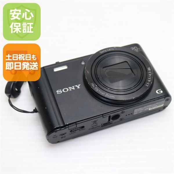 中古 DSC-WX300 Cyber-shot ブラック 即日発送 デジカメ SONY 本体