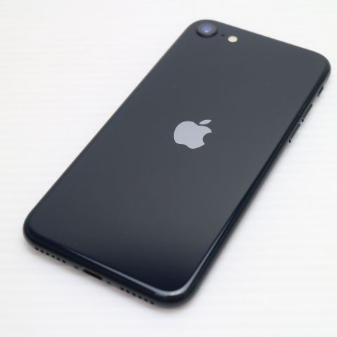 新品同様 SIMフリー iPhone SE3 第3世代 64GB ミッドナイト スマホ 白 
