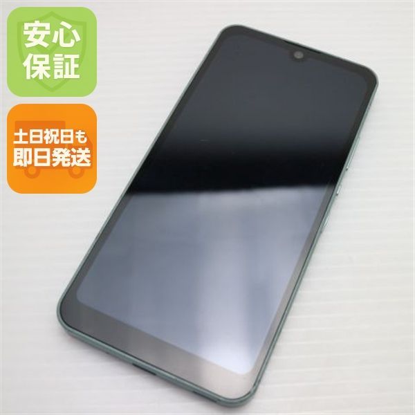 良品中古 AQUOS wish2 A204SH オリーブグリーン スマホ 土日祝発送