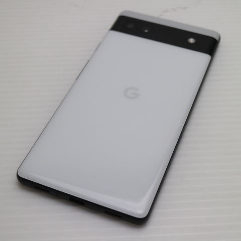 超美品 SIMフリー Google Pixel 6a チョーク スマホ 白ロム 土日祝発送