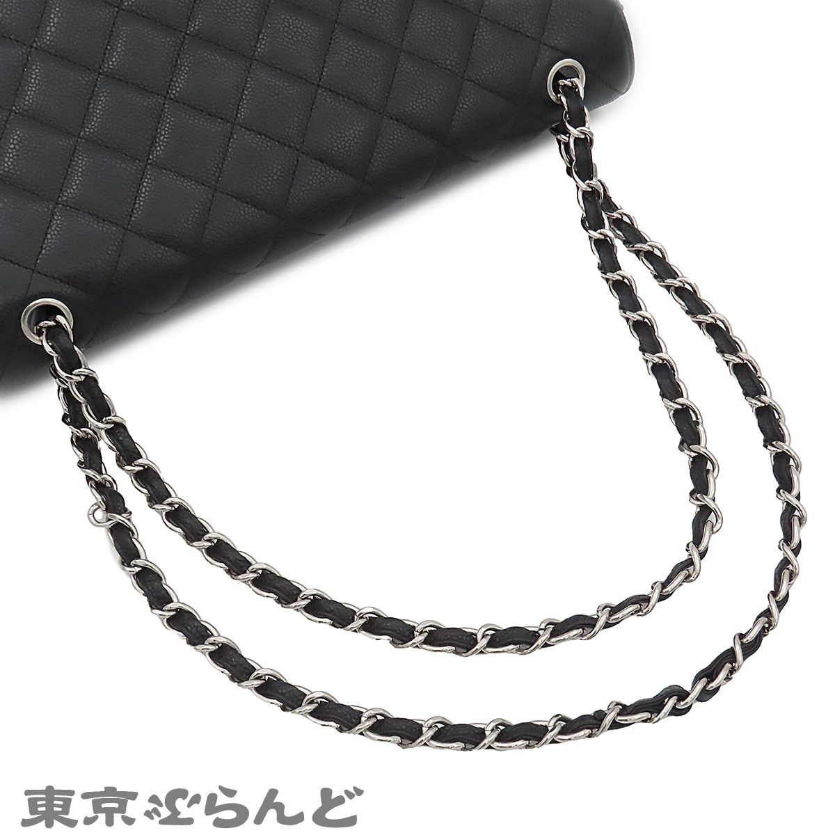 シャネル CHANEL ショルダーバッグ A28600 ブラック シルバー金具