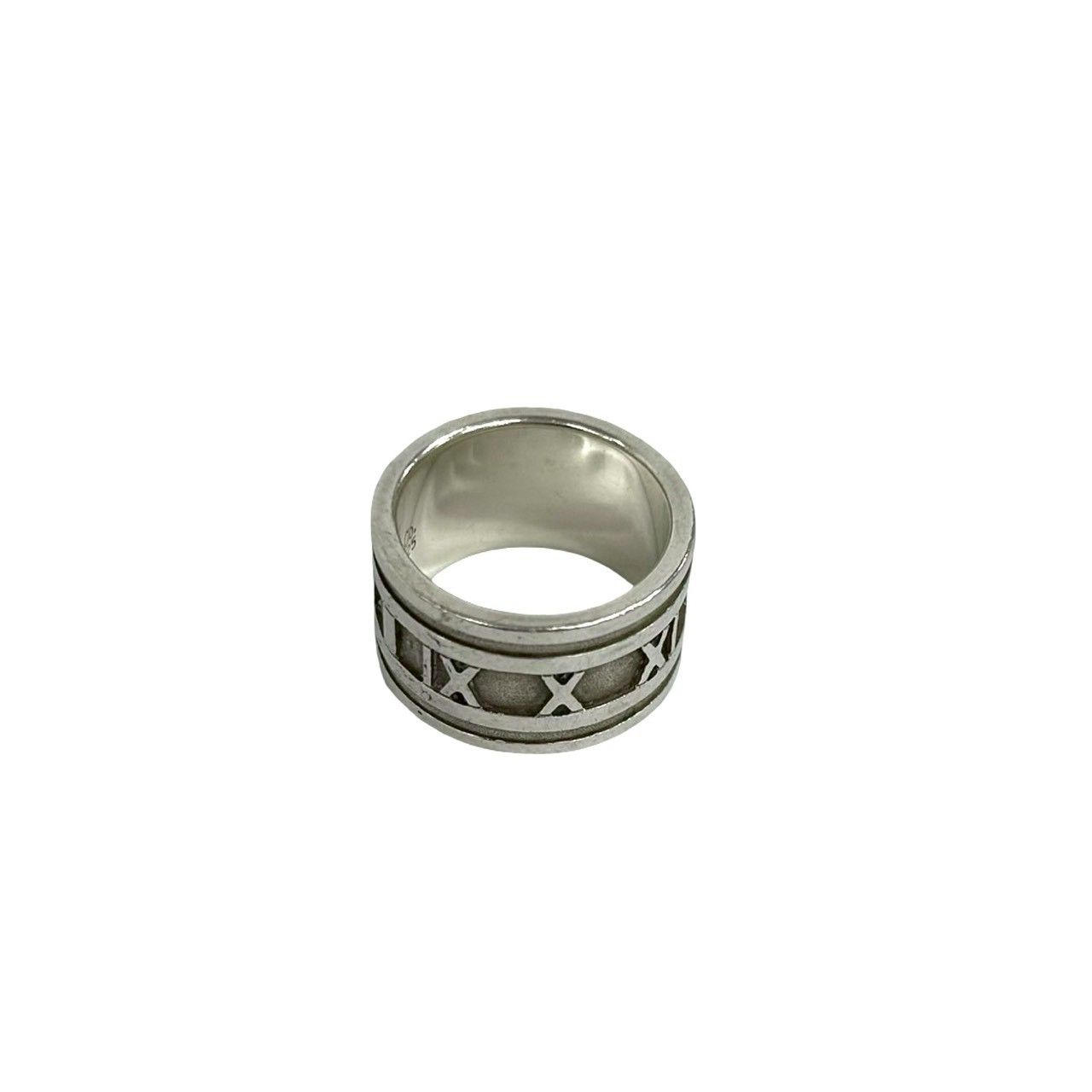 極 美品 TIFFANY&Co. ティファニー ワイド アトラス リング シルバー
