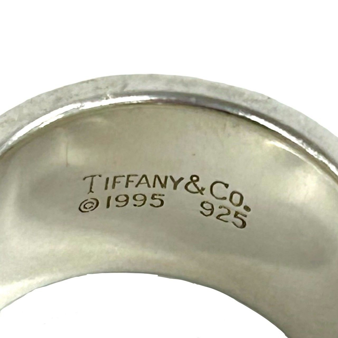 極 美品 TIFFANY&Co. ティファニー ワイド アトラス リング シルバー 