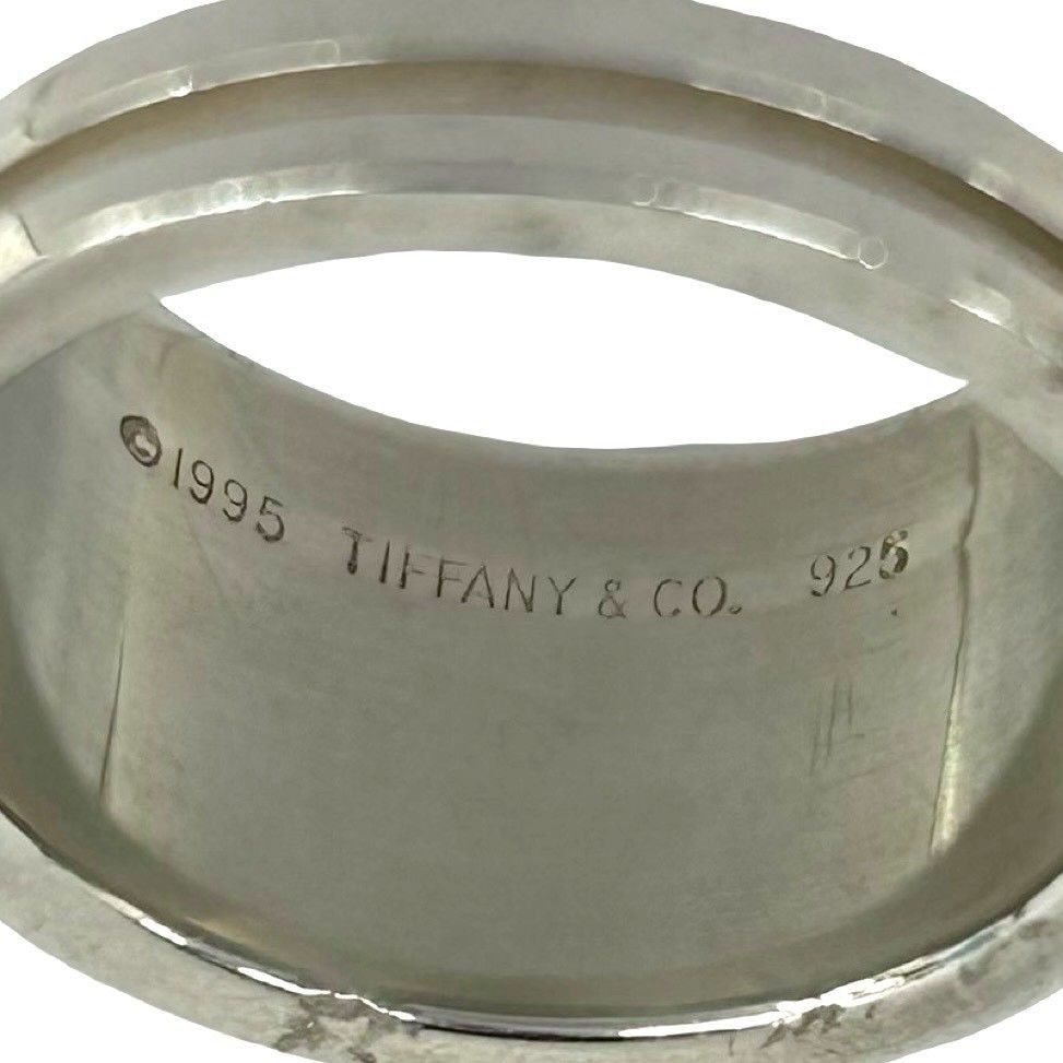 極 美品 TIFFANY&Co. ティファニー ワイド アトラス リング シルバー