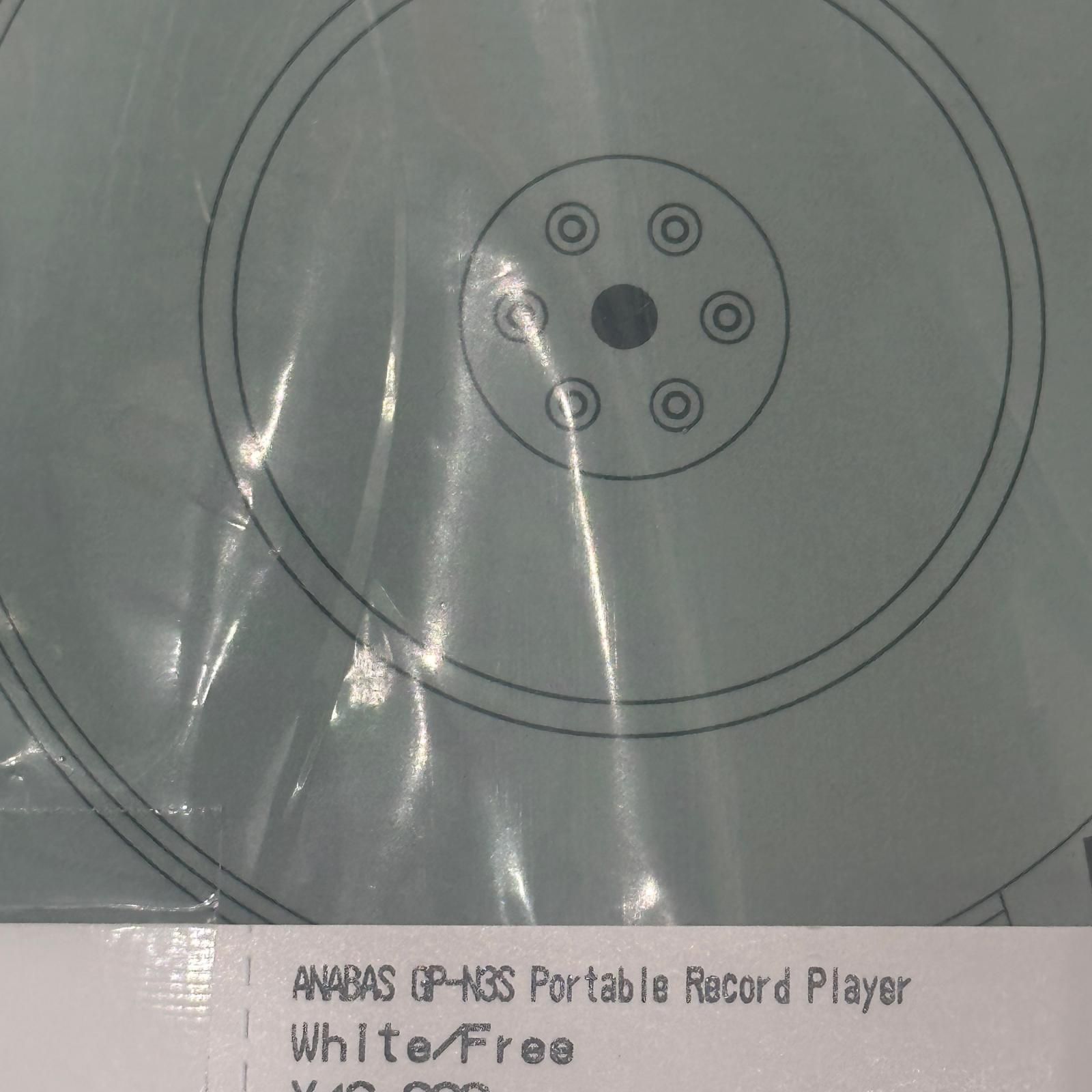 未使用 Supreme × ANABAS P-N3S Portable Record Player ポータブル 