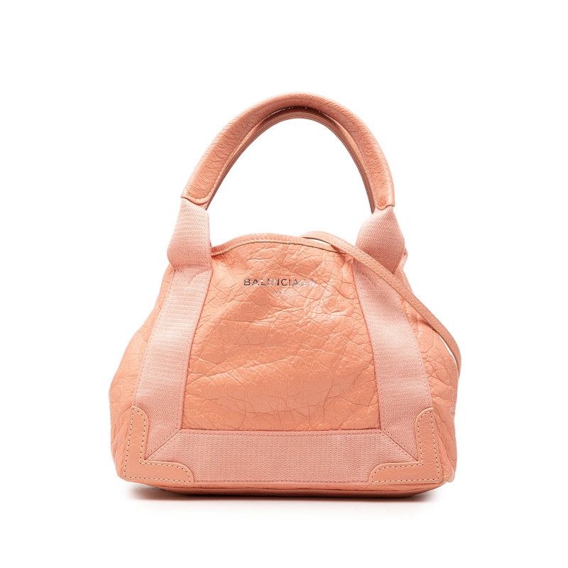 バレンシアガ ネイビーカバス XS ハンドバッグ ショルダーバッグ 2WAY