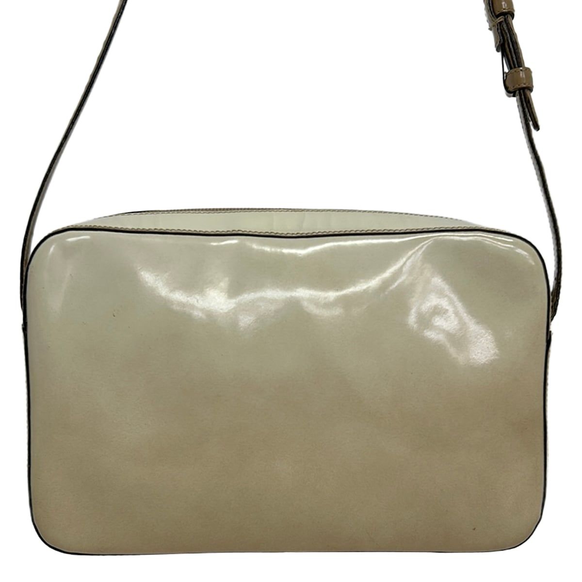 PRADA(プラダ) ショルダーバッグ - B7171 ベージュ×アイボリー レザー