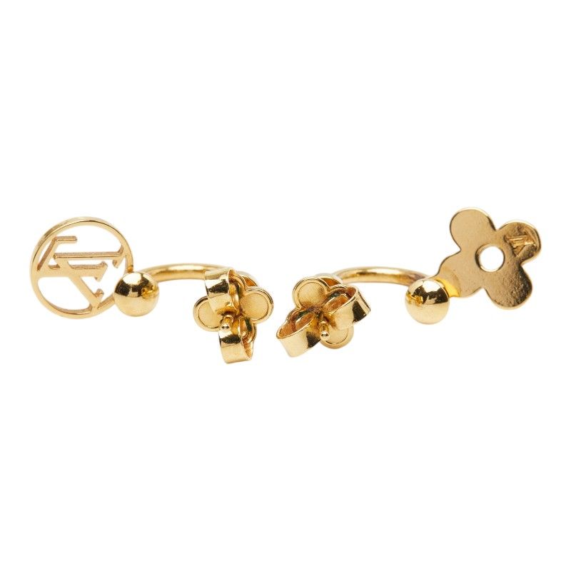 LOUIS VUITTON ルイヴィトン ブックルドレイユブルーミング ピアス  IT M64859   ゴールドカラー レディース / 240001201060 LOUIS VUITTON（ルイ・ヴィトン） ピアス M64859 ブルーミング メタル
