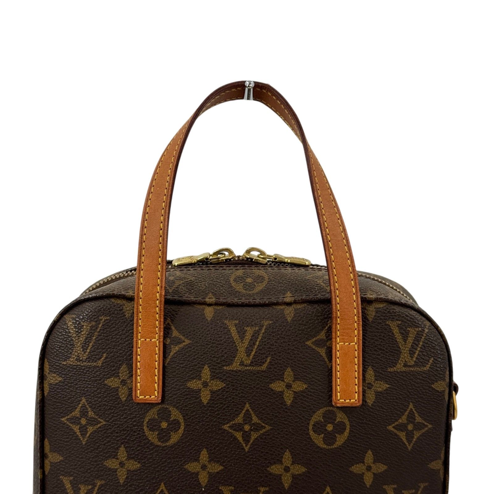 LOUIS VUITTON スポンティーニ モノグラムキャンバス ブラウン 2WAY