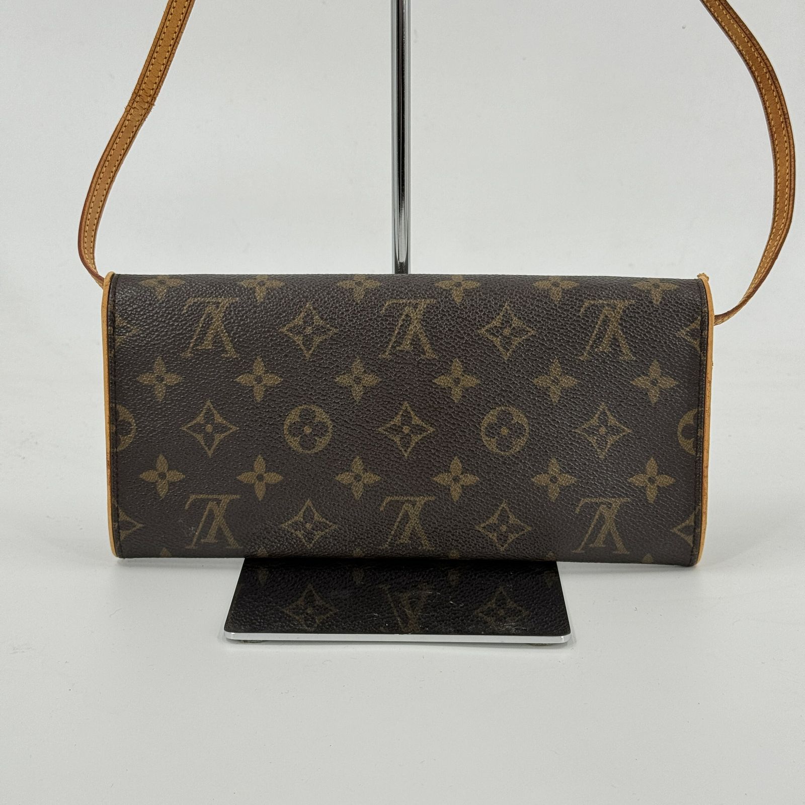 LOUIS VUITTON モノグラム ポシェットツインGM ショルダーバッグ 
