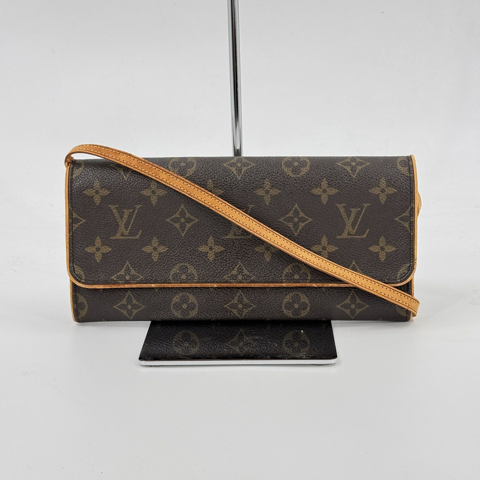 LOUIS VUITTON モノグラム ポシェットツインGM ショルダーバッグ 