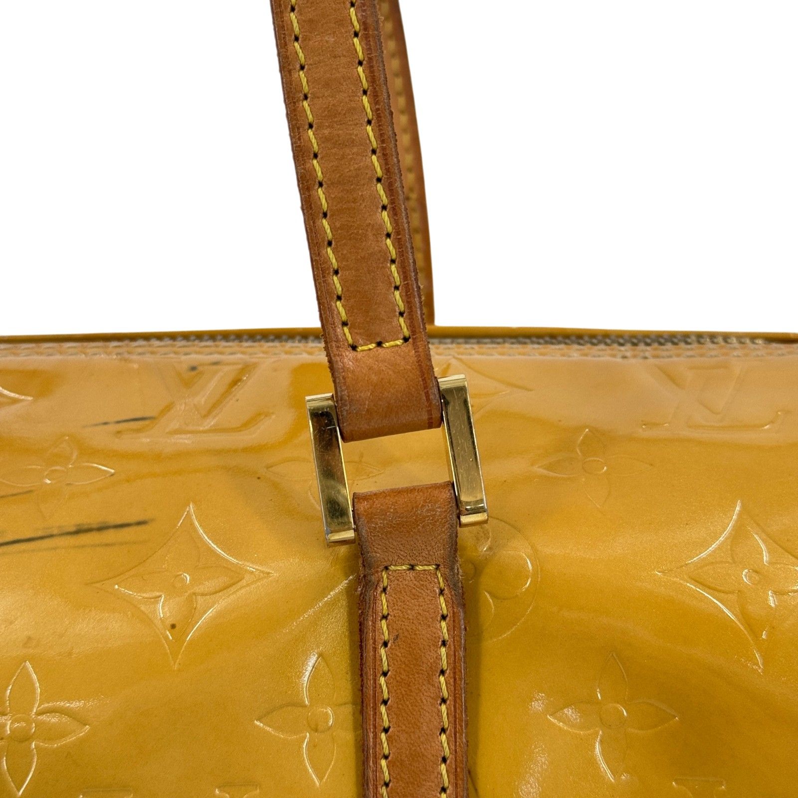 LOUIS VUITTON ベッドフォード モノグラム・ヴェルニ イエロー