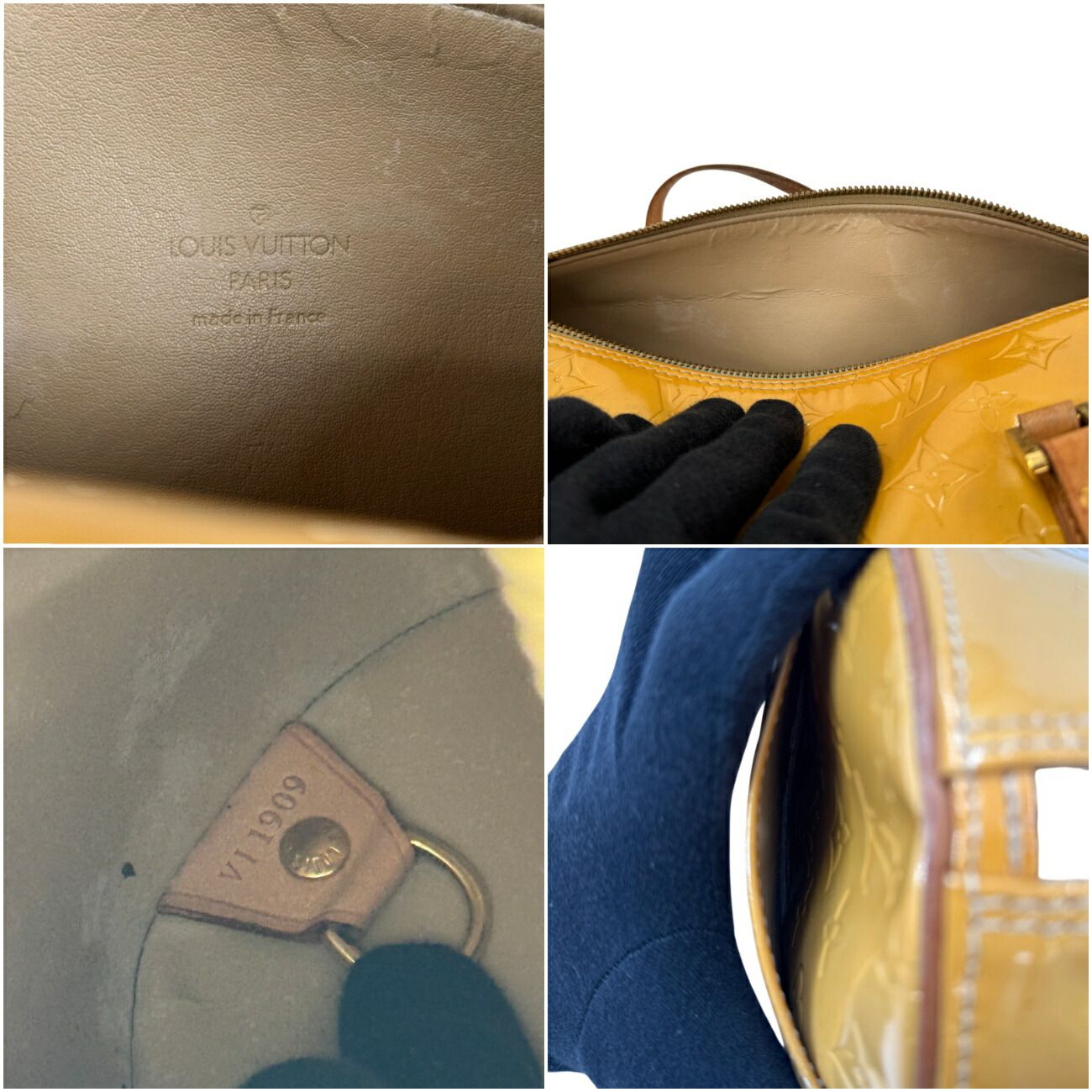 LOUIS VUITTON ベッドフォード モノグラム・ヴェルニ イエロー