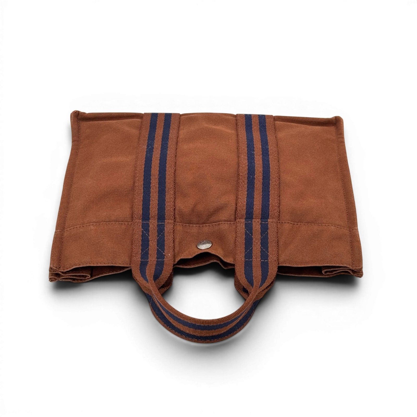 HERMES フールトゥPM キャンバス トートバッグ ブラウン - メルカリ