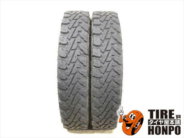【中古 夏用】2本セット 185/85R16 105/103N ヨコハマ ジオランダーM/T G003 サマータイヤ 中古タイヤ