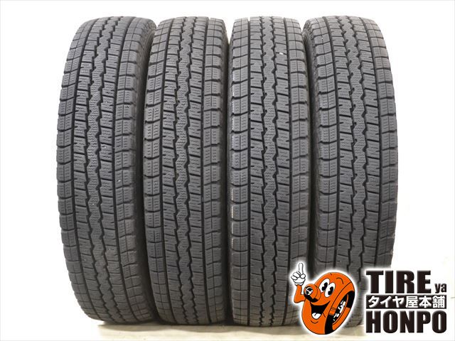 【中古 冬用】4本セット 155/80R14 88/86N ダンロップ ウインターマックス SV01 スタッドレスタイヤ 中古タイヤ