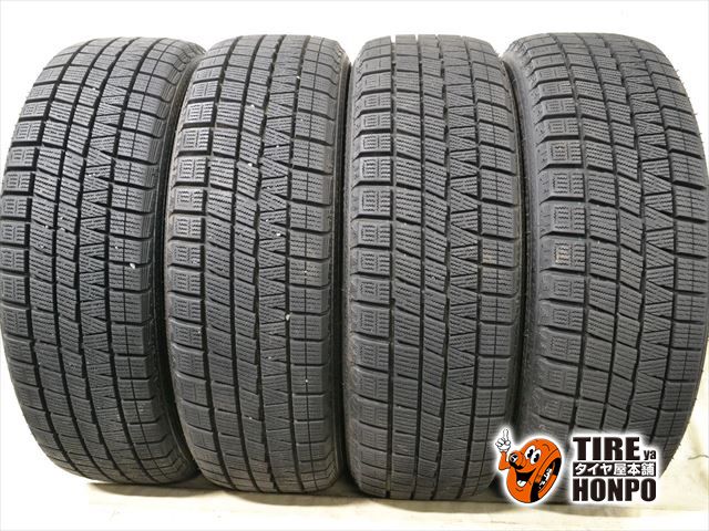 【中古 冬用】4本セット 195/55R15 85Q ナンカン CORSAFA スタッドレスタイヤ 中古タイヤ