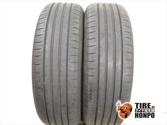 【中古 夏用】2本セット 205/55R16 91V グッドイヤー エフィシエントグリップ サマータイヤ 中古タイヤ